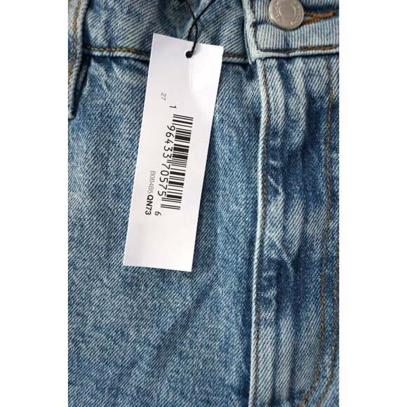 The Drop Standard Ian Mid Rise Relaxed Straight w/ Side Slit - Size 27, NWT - Picture 4 of 11